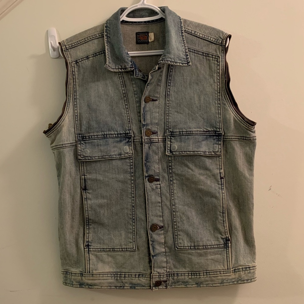 Volcom Denim Vest size L